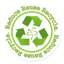 Reduce Reuse Recycle Sticker