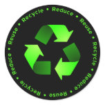Reduce, Reuse, Recycle Sticker