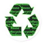 reduce reuse recycle stickers