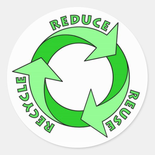 reduce-reuse-recycle-sticker-zazzle