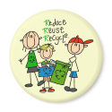 Reduce, Reuse, Recycle t-shirts and Gifts magnets by stick_figures Reduce, Reuse, Recycle t-shirts and Gifts magnets