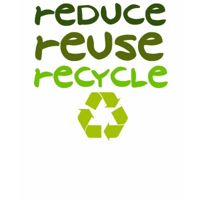 Reduce Reuse Recycle Womens Tank Top Shirt by ecogreenbags