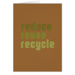 Reduce Reuse Recyle cards