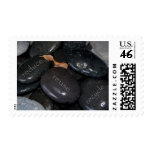 reduce reuse recyle rocks postage stamp