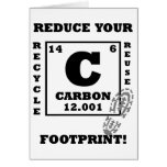 Reduce your carbon footprint! cards