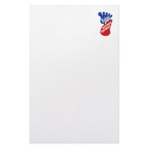 Reduce Your Government Footprint Stationery Design