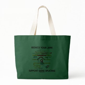 Reduce Your Junk Support Gene Splicing (RNA Humor) bag