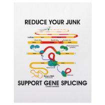 Reduce Your Junk Support Gene Splicing (RNA Humor) Personalized Letterhead
