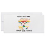 Reduce Your Junk Support Gene Splicing (RNA Humor) rack cards