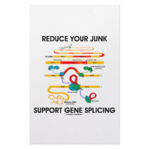 Reduce Your Junk Support Gene Splicing (RNA Humor) stationery by wordsunwords Reduce Your Junk Support Gene Splicing (RNA Humor) stationery