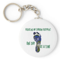 Reducing my carbon footprint t-shirts and gifts. keychains
