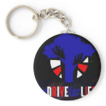 redwhiteblue key chain