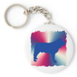 RedWhiteBlueMastiff Key Chains