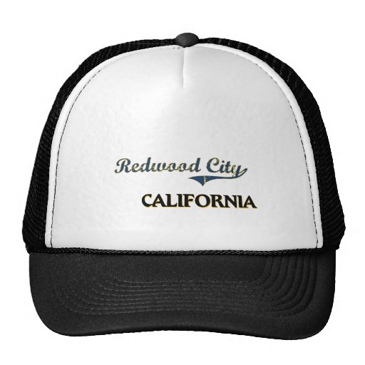 Redwood City California City Classic Trucker Hats