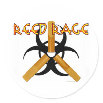Reed Rage stickers by MarchingBand Reed Rage stickers