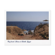 Reef beach, Sharm el Sheikh, Egypt Postcards