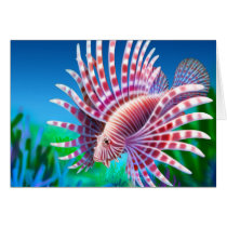 Reef Lionfish Card by twopurringcats Reef Lionfish Card