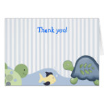 REEF TURTLE Folded Thank you note Greeting Cards