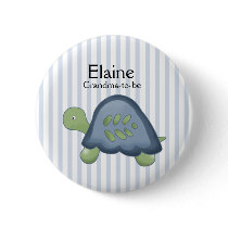 REEF TURTLE NAME TAG Personalized Button