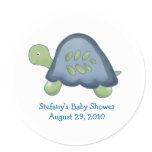Reef Turtle Personalized Favor Stickers