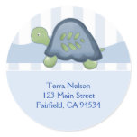 REEF TURTLE Return Address Stickers