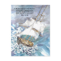 Reefing (Christian) Postcard