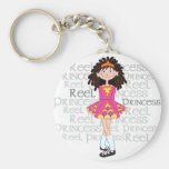 Reel Brunette Keychain