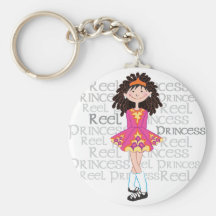 Reel Brunette Keychain