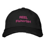 REEL FisherGirl in Black embroidered hats