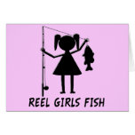 REEL GIRLS FISH GREETING CARDS