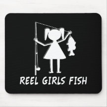 REEL GIRLS FISH! MOUSEPAD