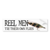 Reel Men bumper stickers