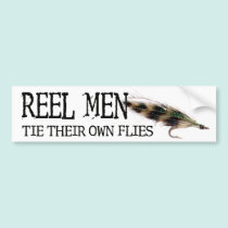 Reel Men bumper stickers