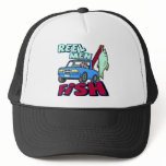 Reel Men Fish Fishing T-shirts Gifts Trucker Hat