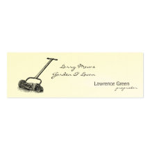 Reel Mower Business Cards