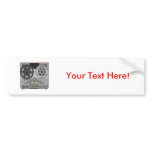 Reel to Reel Tape Player: 3D Model: Bumper Sticker