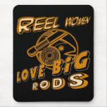 Reel Women Fishing T-shirts and Gifts Mouse Mat