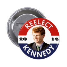 REELECT JOE KENNEDY 2014 PINBACK BUTTONS