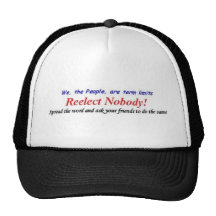 Reelect Nobody Trucker Hats