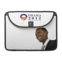 Reelect President Obama 2012 macbook sleeves
