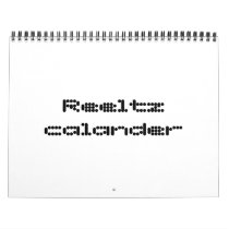 Reeltz calander wall calendar