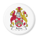 Reeves Family Crest magnets by coatsofarms Reeves Family Crest magnets