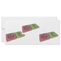 Ref as Re Rhenium and F Fluorine Rack Card