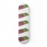 Ref as Re Rhenium and F Fluorine Custom Skate Board