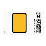 Referee yellow card postage stamps