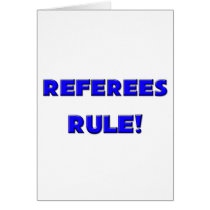 Referees Rule! cards by professions Referees Rule! cards