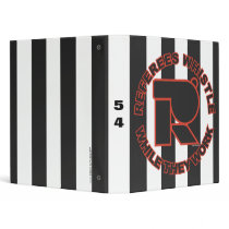 Referee's Whistle 3 Ring Binder