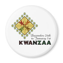 Refined Culture magnets by Kwanzaa Refined Culture magnets