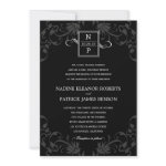 Refined Elegance Wedding Invitations (Black)