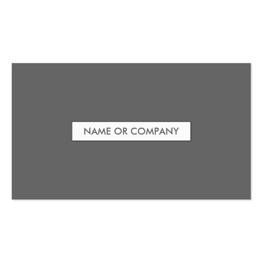 refined greys business card templates (front side)
